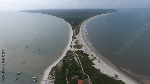 Praia do Istmo, Ilha do Mel - Paranaguá, Paraná, Brazil