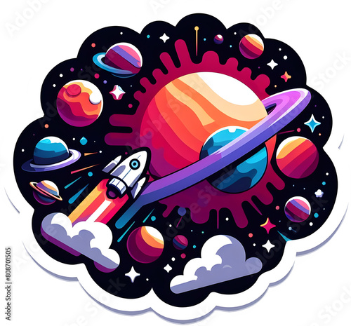 illustration of an background Generative Ai