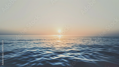 Abstract sunset border water background.