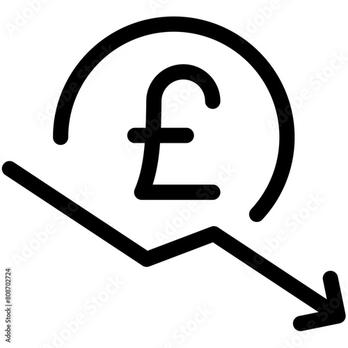 Economic Crisis And Finance Outline Icon Pack