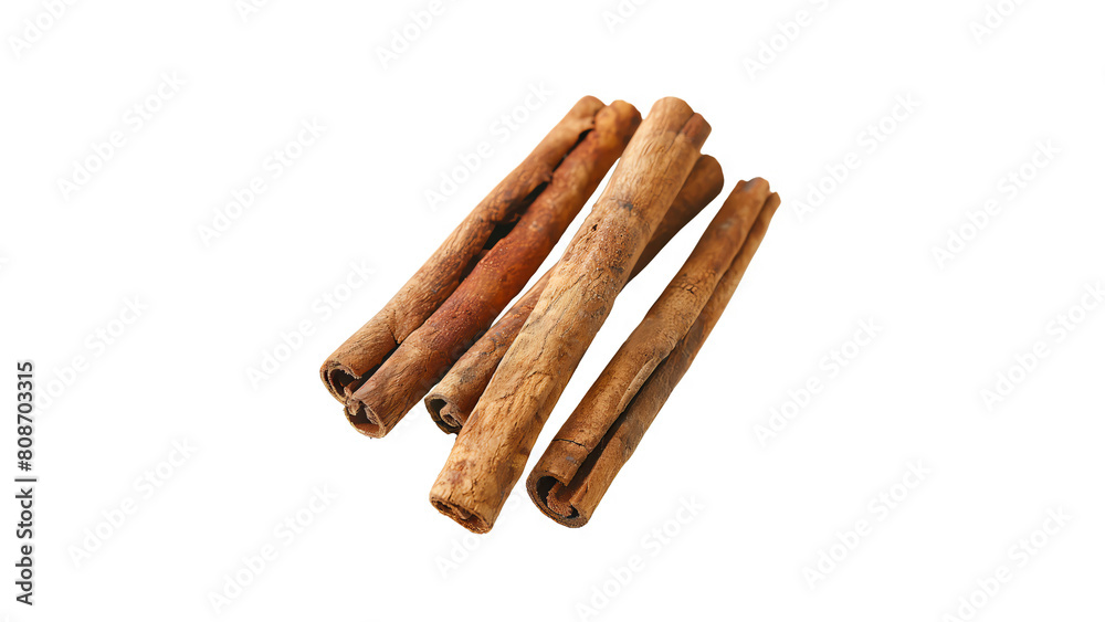 A photo of a bundle of cinnamon sticks.