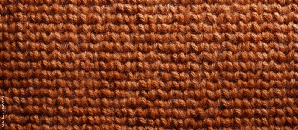 An abstract background with a textured brown knitted rug pattern Ideal for copy space images An abstract background with a textured brown knitted rug pattern Ideal for copy space images