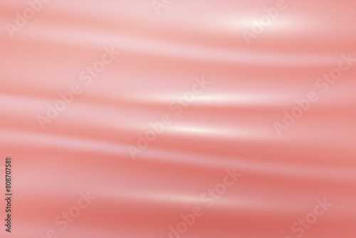 Vector texture of silk, satin, drapery fabric on luxurious background. Smooth shiny drape material in pink trending color.