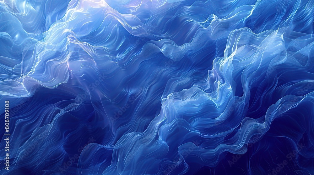 Swirling blue smoke against a dark background Swirling blue smoke against a dark background