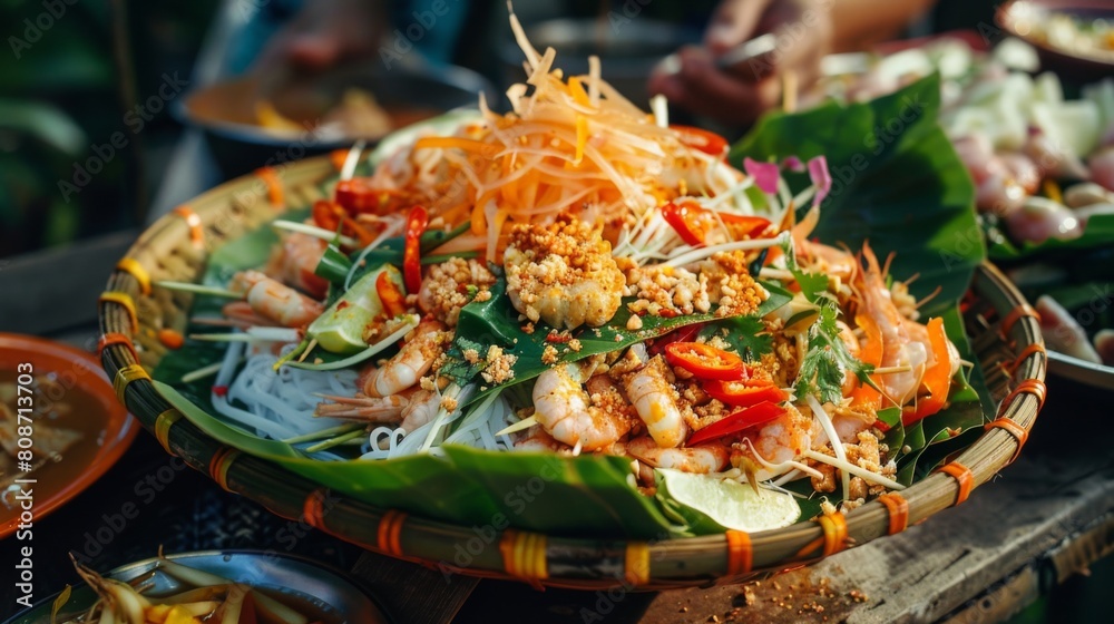 Authentic Thai Laos Local Food Authentic Thai Laos Local Food