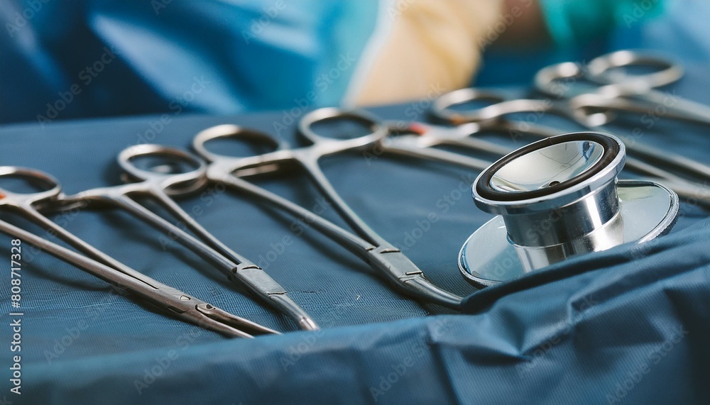 medical instruments in hospital