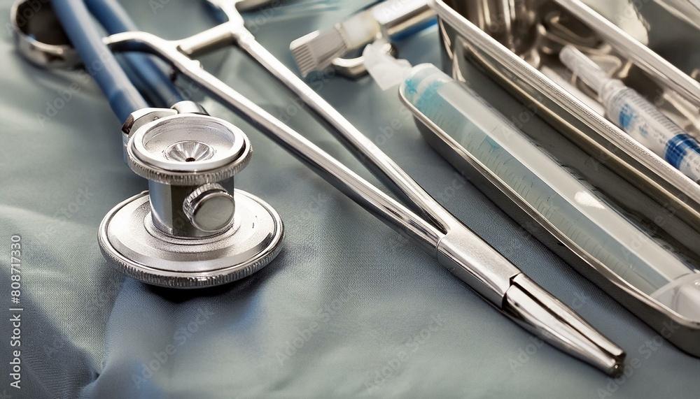 medical instruments in hospital