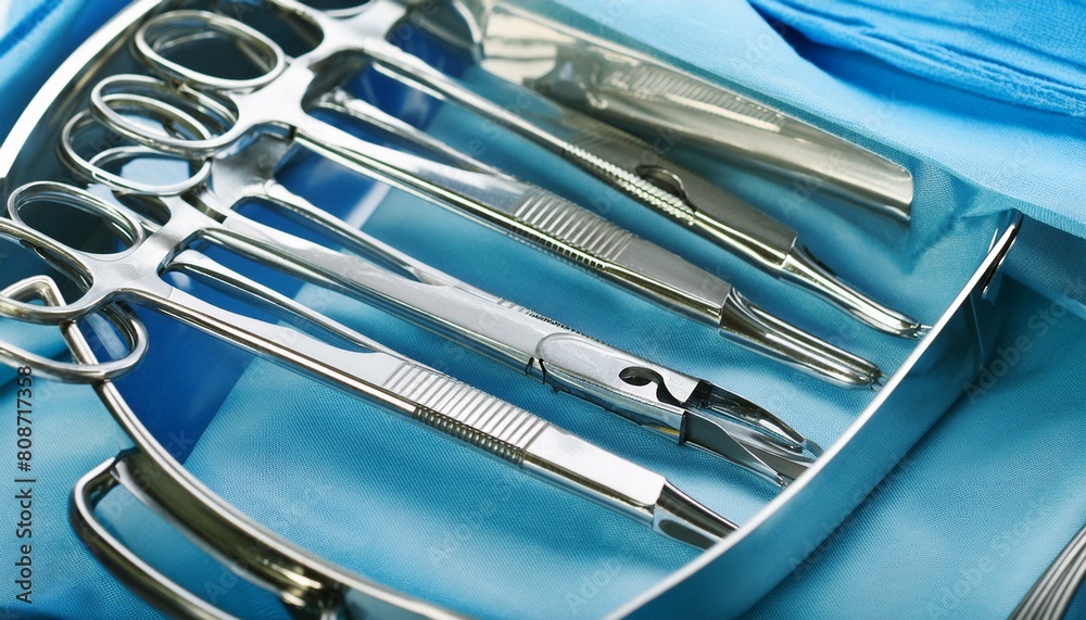 medical instruments in hospital