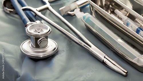 Obraz na płótnie medical instruments in hospital w salonie