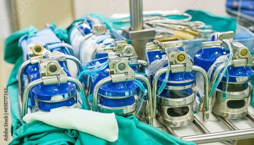 medical instruments in hospital