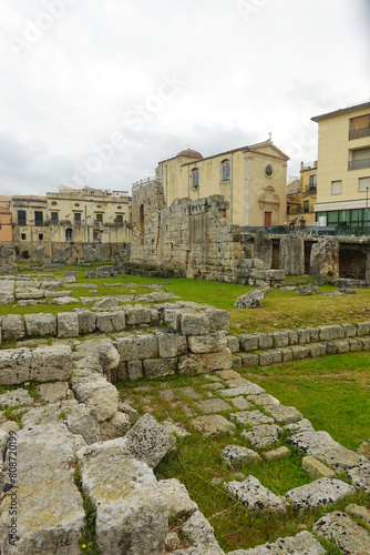 The Temple of Apollo, Syracuse, Italy	