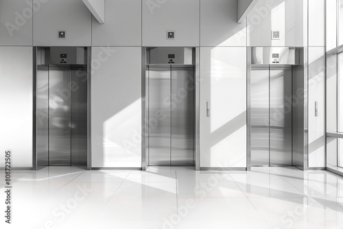 Elevator Solutions isolated on transparent background