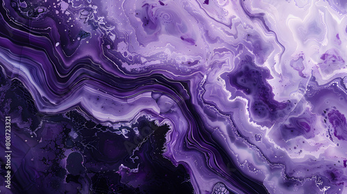 Closeup of purple marble alcohol ink abstract texture  trendy wallpaper. Art for design project as background