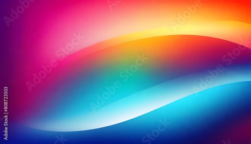 Abstract blue and purple liquid waves on a futuristic background. Glowing retro wavy vector design