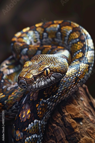 Close Up of a Snakes Head