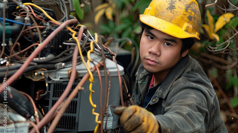 The Artisans Symphony: A Man in a Hard Hat Breathes Life Into the Machine The Artisans Symphony: A Man in a Hard Hat Breathes Life Into the Machine