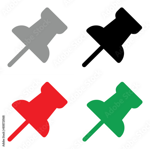Geographic toponym georeference tip in eps format provided in 4 colors, 50% grid, black, red and green in cmyk version for printing, but also useful for uses in RGB video