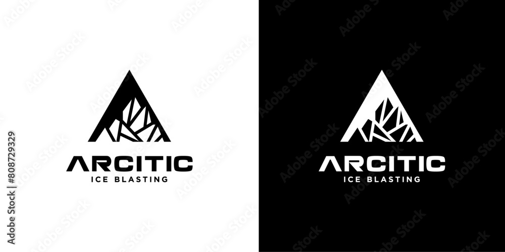 Initial Letter A for Arctic with simple modern diamond style logo design template Initial Letter A for Arctic with simple modern diamond style logo design template