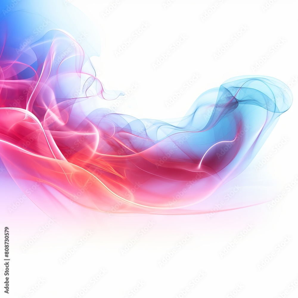 The image is an abstract painting with a white background The image is an abstract painting with a white background