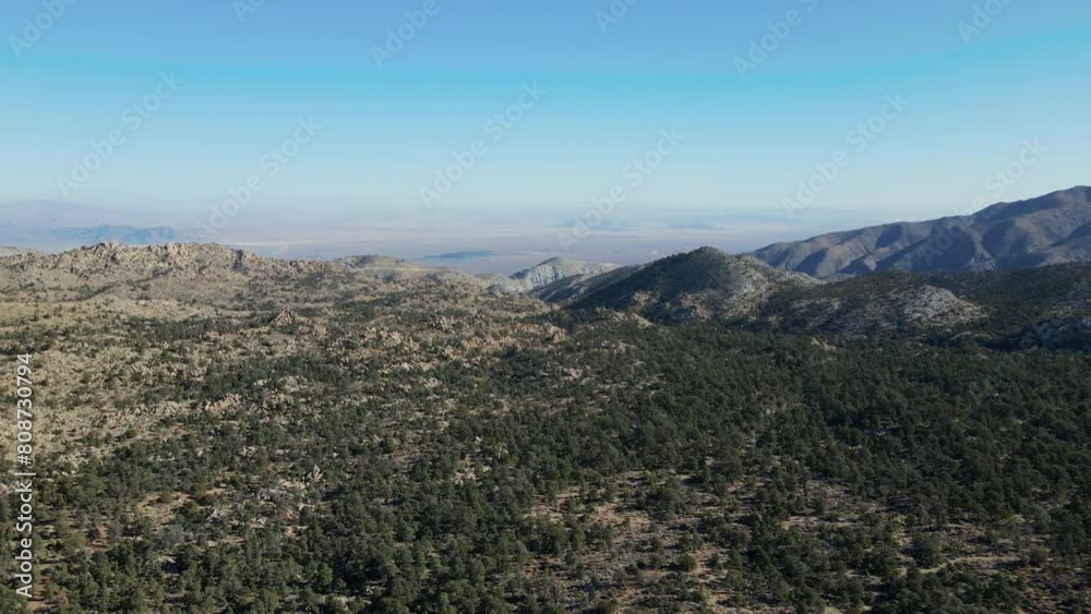 Wide How of Mountainous Landscape and Vast Lands in the Arizona, High Altitude Flying Forward Aerial Shot Wide How of Mountainous Landscape and Vast Lands in the Arizona, High Altitude Flying Forward Aerial Shot