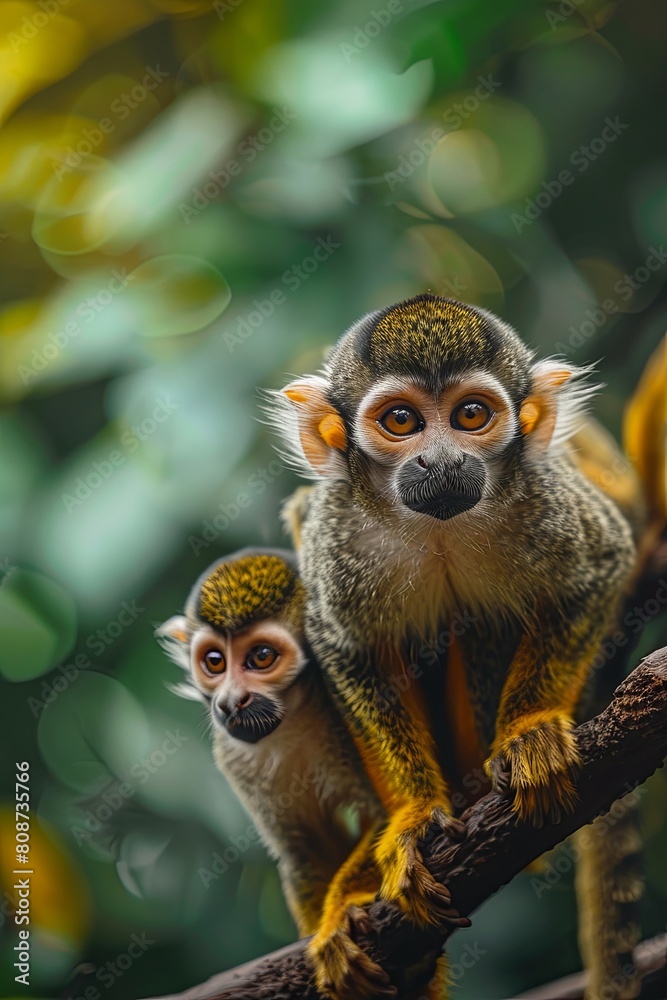 monkeys on a green background. the mighty and largest monkey in the primate world. Wild beauty of nature. cute monkey on a branch. monkeys on a green background. the mighty and largest monkey in the primate world. Wild beauty of nature. cute monkey on a branch.