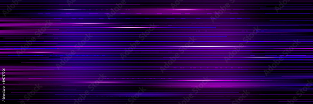Digital game glitch purple background, TV screen with noise or signal distortion pixel lines, abstract vector. Purple blue glitch effect on digital display or computer monitor bug for game background Digital game glitch purple background, TV screen with noise or signal distortion pixel lines, abstract vector. Purple blue glitch effect on digital display or computer monitor bug for game background