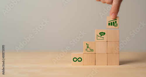 Fotografia Green productivity concept