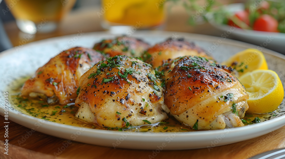 Chicken breast in garlic sauce Chicken breast in garlic sauce