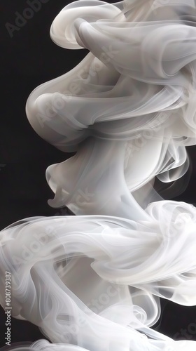 "Smoke and Silver: A Winter Wonderland of Luxury, Captured in Unique Marketing Banner Design."