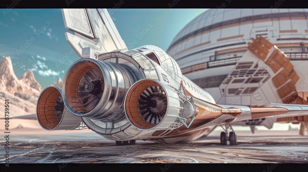"Cosmic Propulsion: Igniting Innovation with Space Rocket Engine 