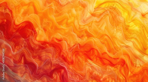 A vibrant close up painting featuring an Amber and Orange color palette with a marble texture, evoking an atmospheric phenomenon with heat and sky elements AIG50 photo