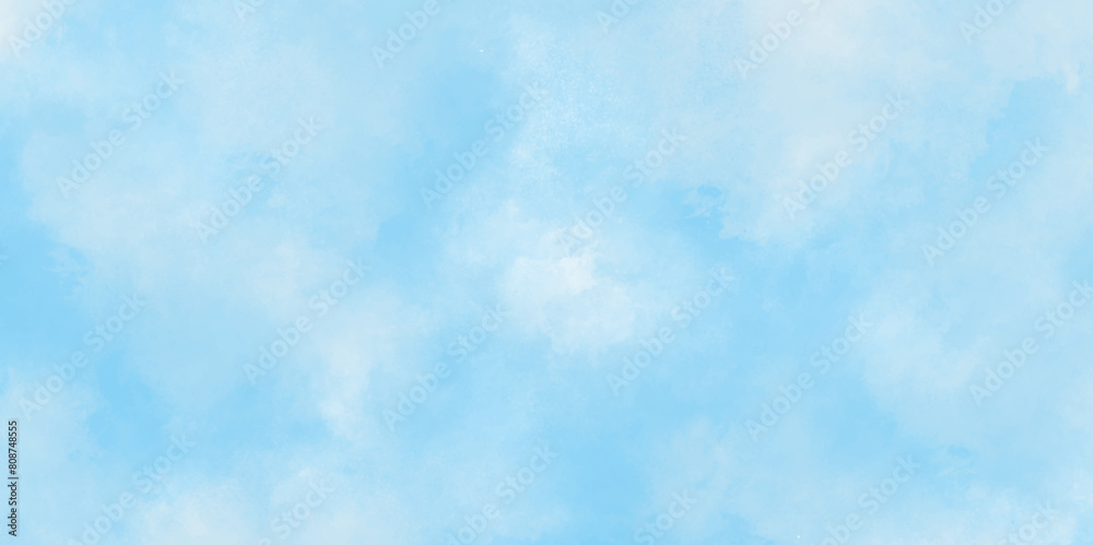 watercolor abstract texture with white clouds and blue sky, shiny and clear painted light blue clouds watercolor background, sky clouds for wallpaper backdrop background.
watercolor abstract texture with white clouds and blue sky, shiny and clear painted light blue clouds watercolor background, sky clouds for wallpaper backdrop background.