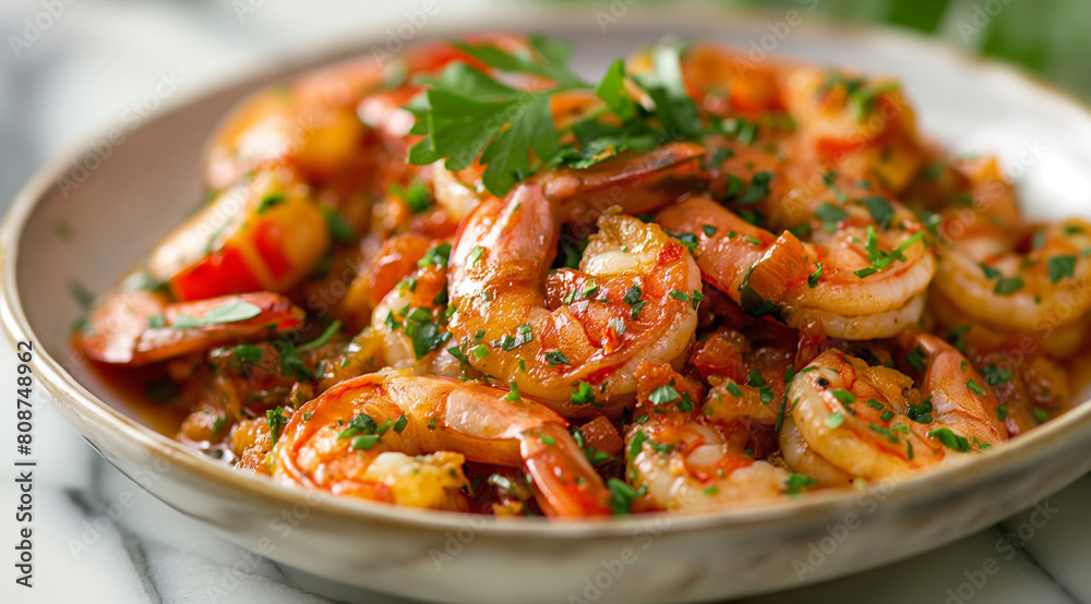 Sweet Shrimp With Tomato Sauce Sweet Shrimp With Tomato Sauce