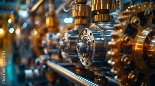 The image of predictive maintenance in manufacturing. Generative Ai