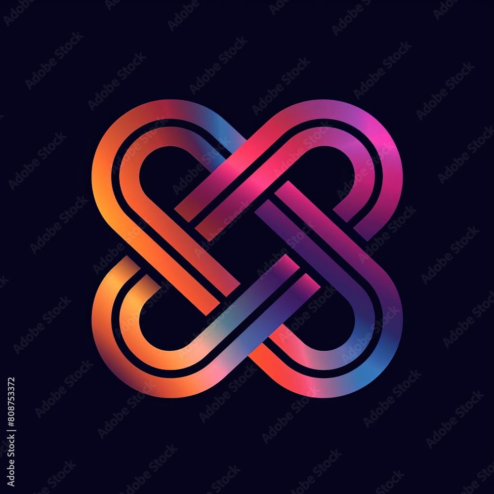 Gradient Infinity lines Logo design infinity symbol making from lines concept logo design Logo template Infinity square logo Gradient Infinity lines Logo design infinity symbol making from lines concept logo design Logo template Infinity square logo