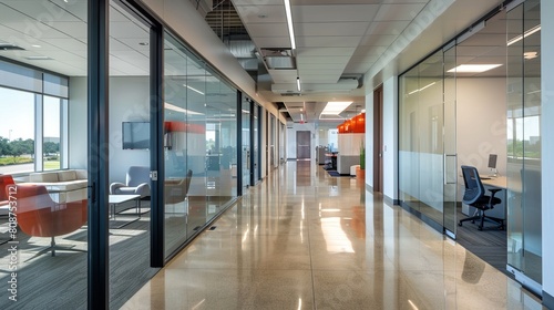 Find an office space with large windows or a glass wall that allows plenty of natural light to enter the room.