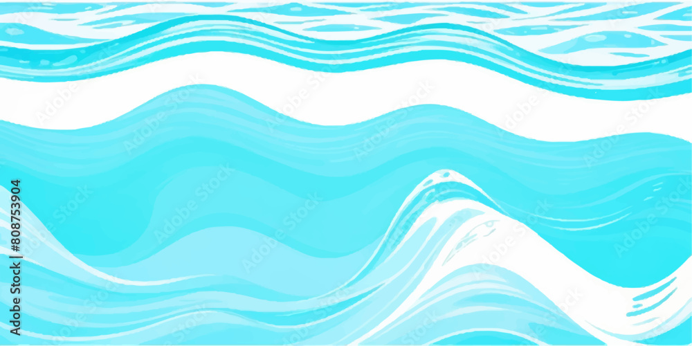 abstract soft green and blue water color ocean wave texture background. Banner Graphic Resource as background for ocean wave and water wave abstract graphics	
