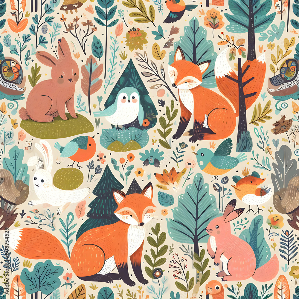 seamless pattern with birds and flowers vector, floral, wallpaper, design, illustration, decoration, art, nature, texture,Ai generated seamless pattern with birds and flowers vector, floral, wallpaper, design, illustration, decoration, art, nature, texture,Ai generated