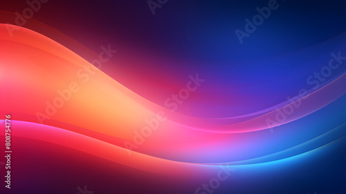 Neon simple gradients abstract background with lights poster background