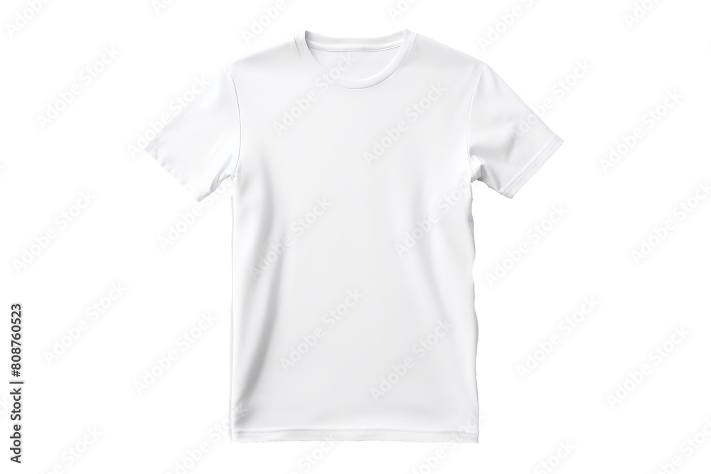 white t-shirt for mockup on transparent background white t-shirt for mockup on transparent background