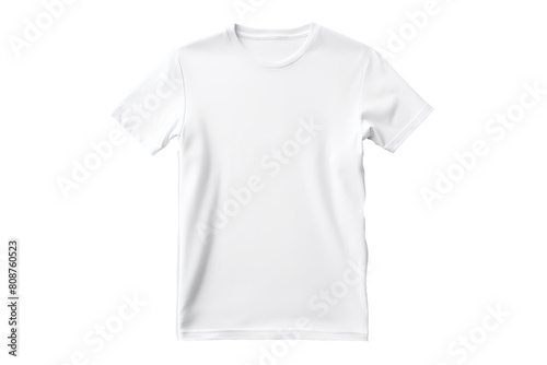 white t-shirt for mockup on transparent background