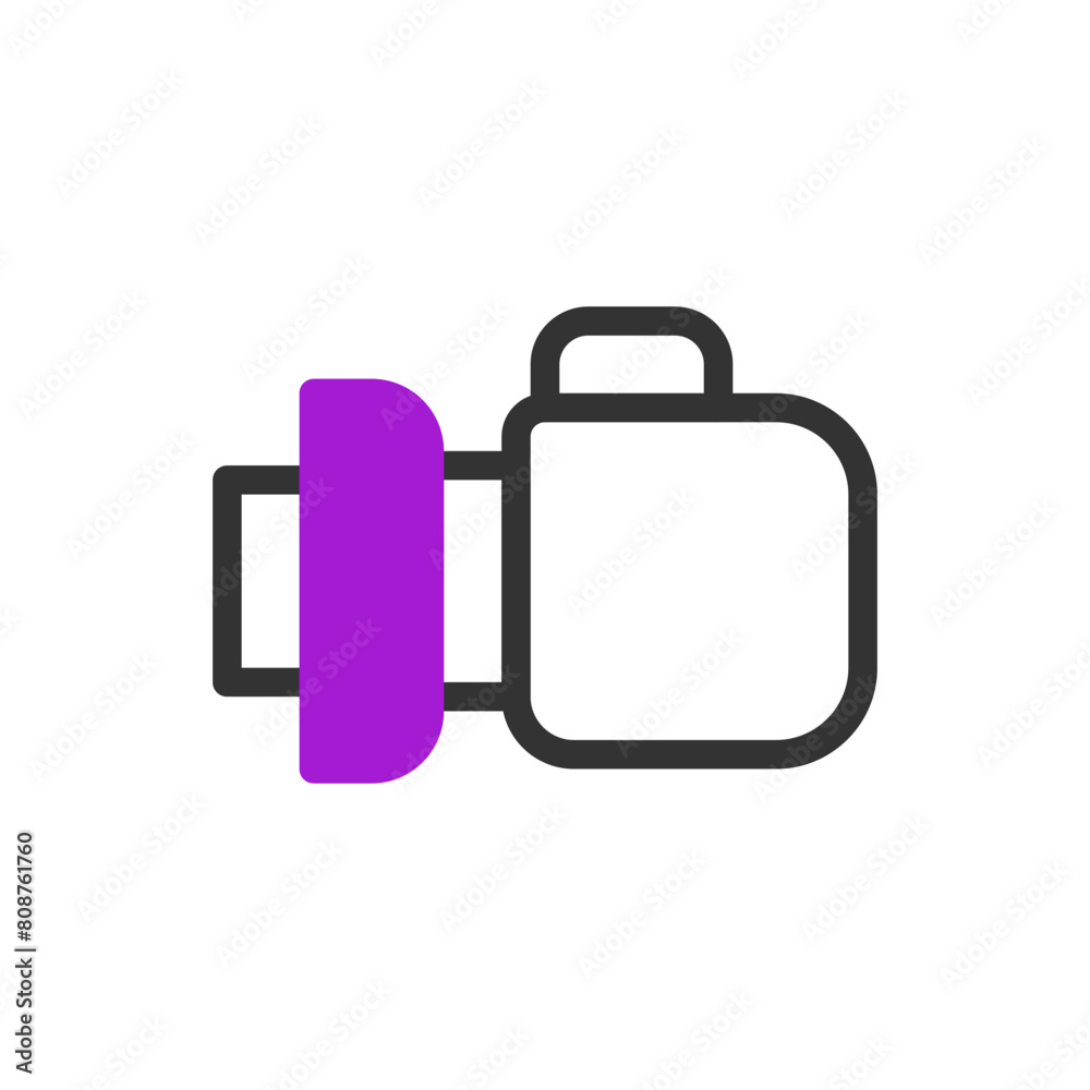 icon duotone purple black sport symbol illustration. icon duotone purple black sport symbol illustration.