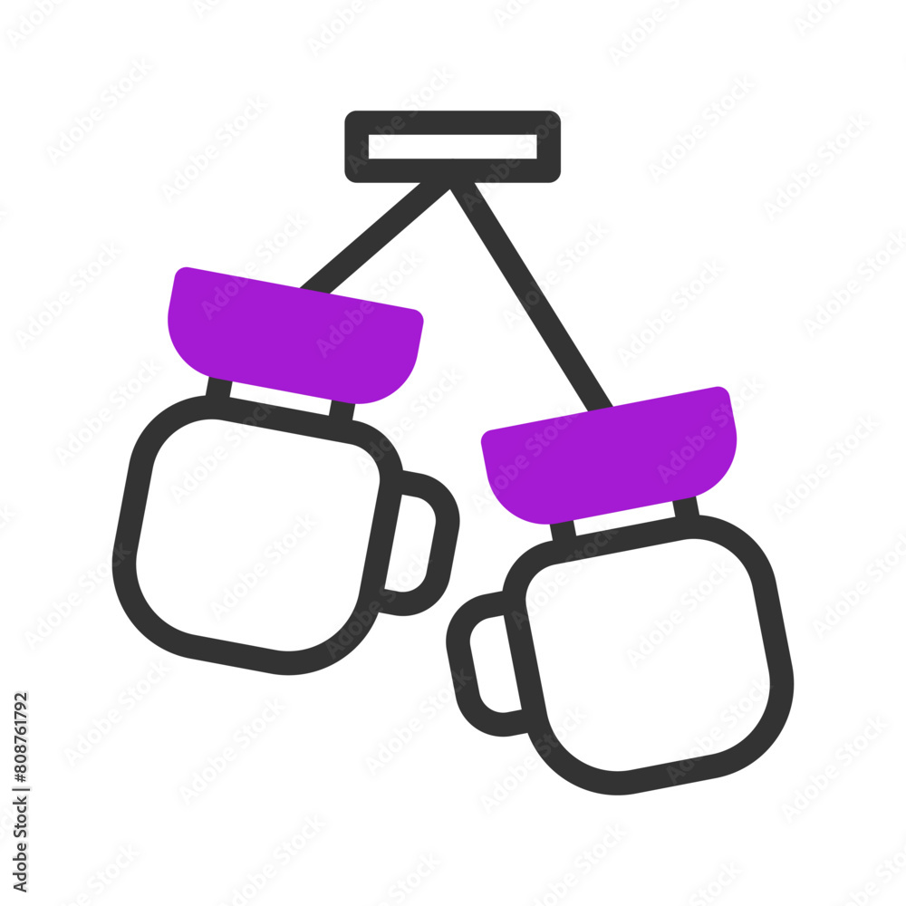 icon duotone purple black sport symbol illustration. icon duotone purple black sport symbol illustration.