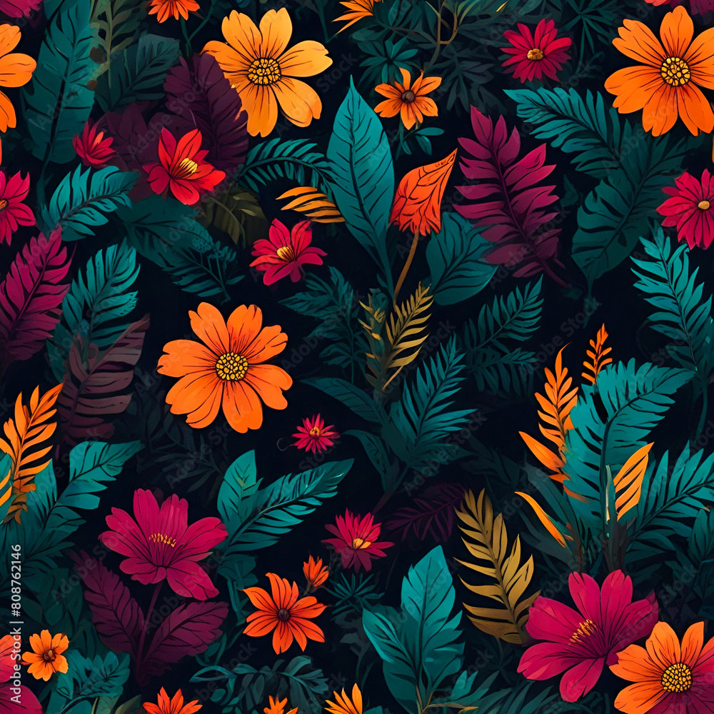 Colorful background with different shapes of design Colorful background with different shapes of design