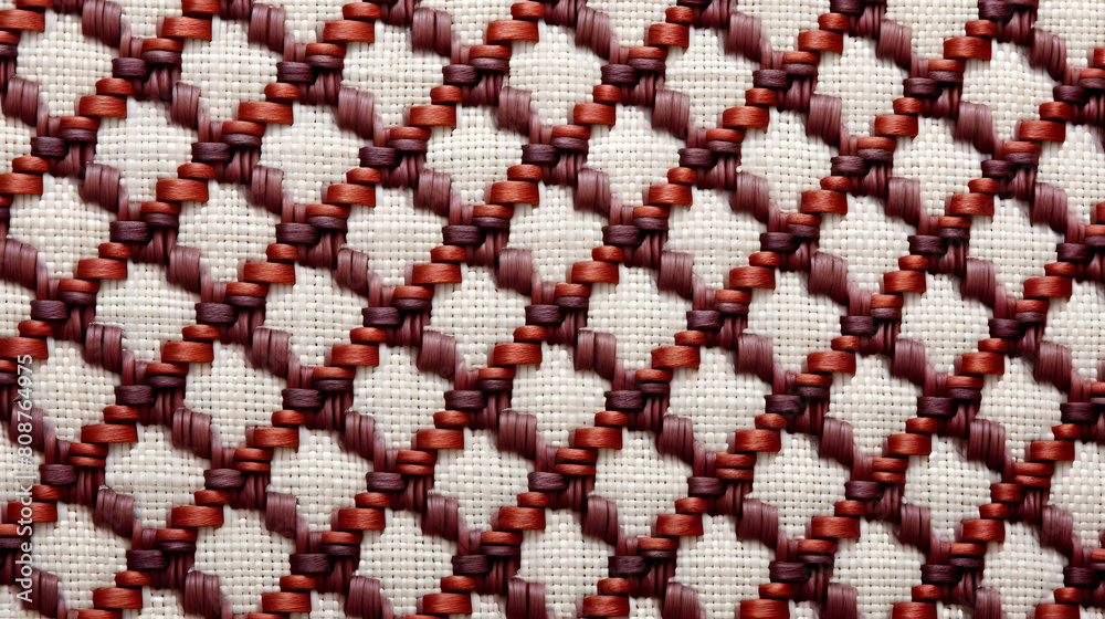 Fototapeta premium checkered pattern consisting of small even square fabric pattern graphics poster background