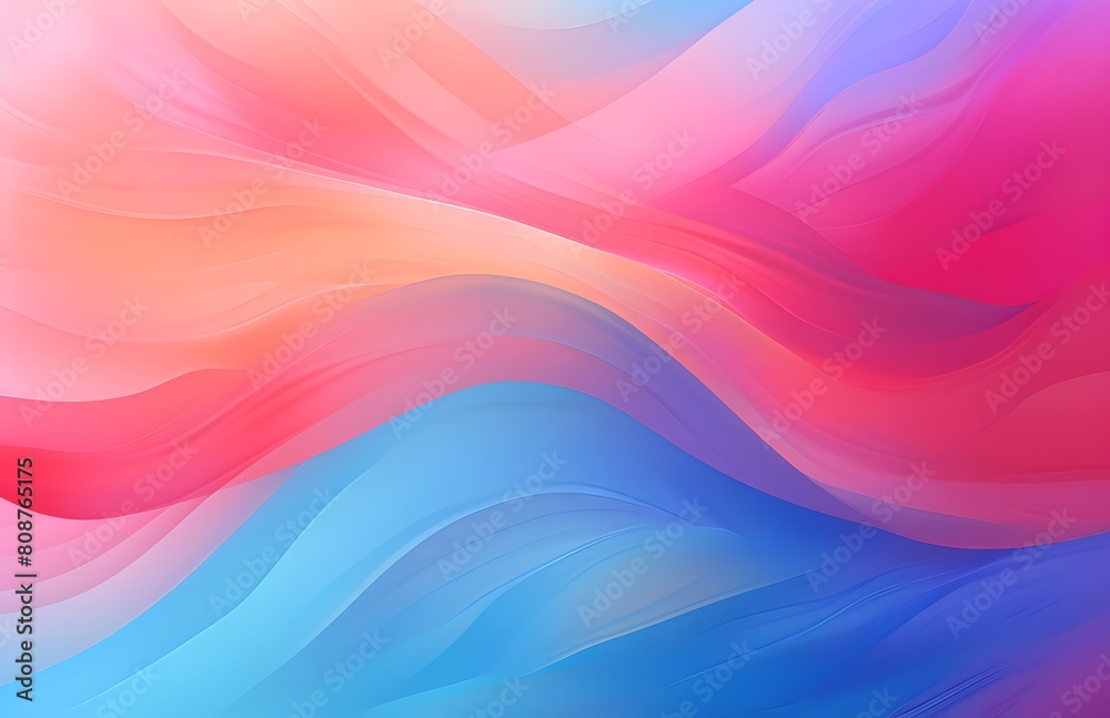 Abstract background with smooth lines in pink blue and purple colors Generative AI
Abstract background with smooth lines in pink blue and purple colors Generative AI