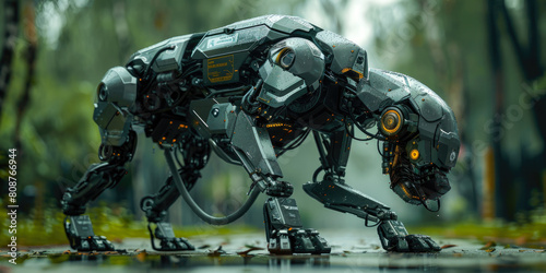 Canine Cyborg: A Robotic Dog Journey Through the City