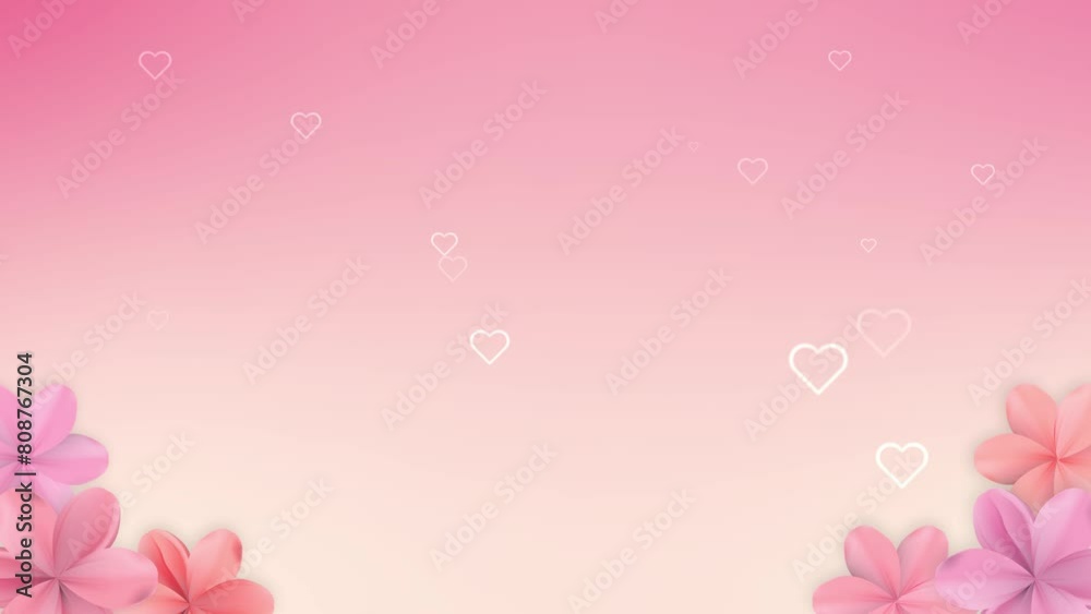 abstract pink background with love and particles animation, suitable for celebrating mother's day, woman's day, etc. 4K animation abstract pink background with love and particles animation, suitable for celebrating mother's day, woman's day, etc. 4K animation