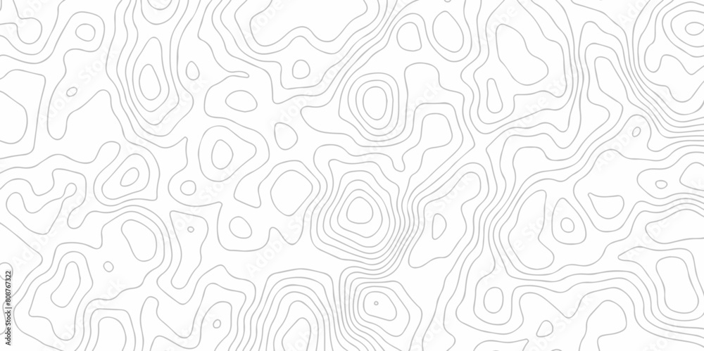 Vector geography landscape Topo contour map on white background, Topographic contour lines. Seamless pattern with lines Topographic map. Geographic mountain relief diagram line wave carve pattern. Vector geography landscape Topo contour map on white background, Topographic contour lines. Seamless pattern with lines Topographic map. Geographic mountain relief diagram line wave carve pattern.