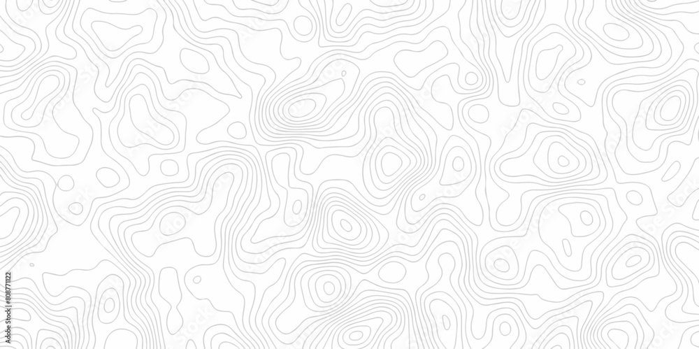 Vector geography landscape Topo contour map on white background, Topographic contour lines. Seamless pattern with lines Topographic map. Geographic mountain relief diagram line wave carve pattern. Vector geography landscape Topo contour map on white background, Topographic contour lines. Seamless pattern with lines Topographic map. Geographic mountain relief diagram line wave carve pattern.